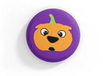 Halloween themed button