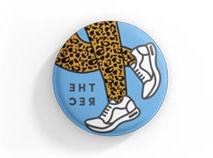 Jaguar legs in tennis shoes The Rec button