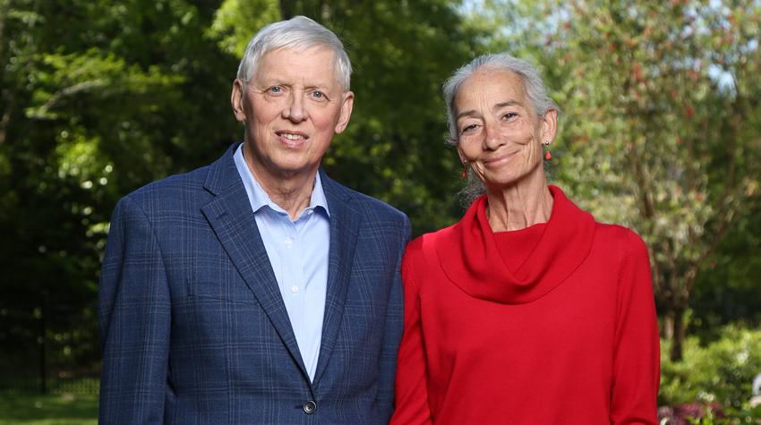 President Tony Waldrop and wife Julee