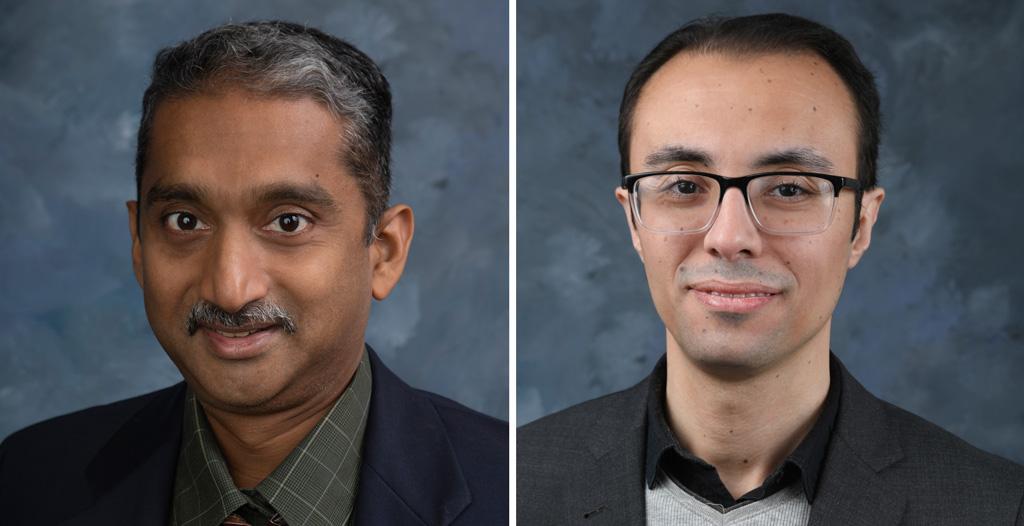 USA engineering professors Dr. Mohamed Shaban and Dr. Edmund Spencer