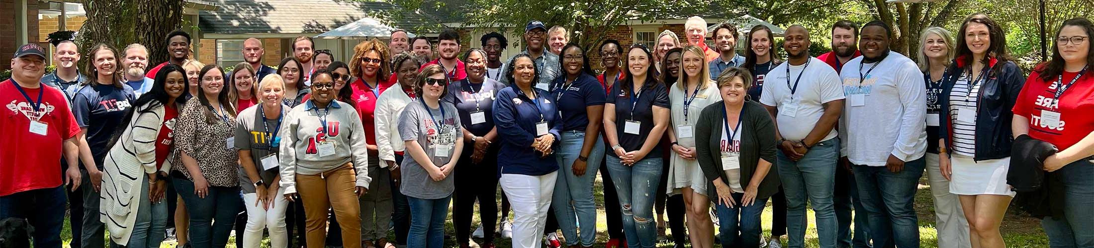 Student Affairs staff at retreat.